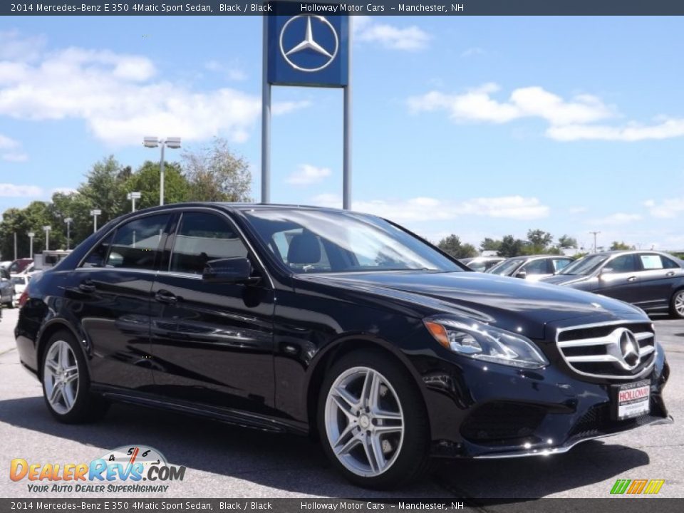 2014 Mercedes-Benz E 350 4Matic Sport Sedan Black / Black Photo #3