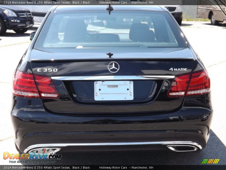 2014 Mercedes-Benz E 350 4Matic Sport Sedan Black / Black Photo #4