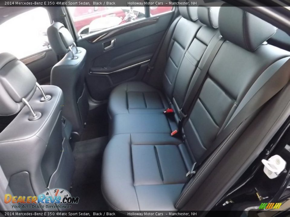 2014 Mercedes-Benz E 350 4Matic Sport Sedan Black / Black Photo #6