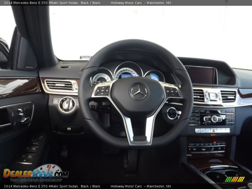 2014 Mercedes-Benz E 350 4Matic Sport Sedan Black / Black Photo #7