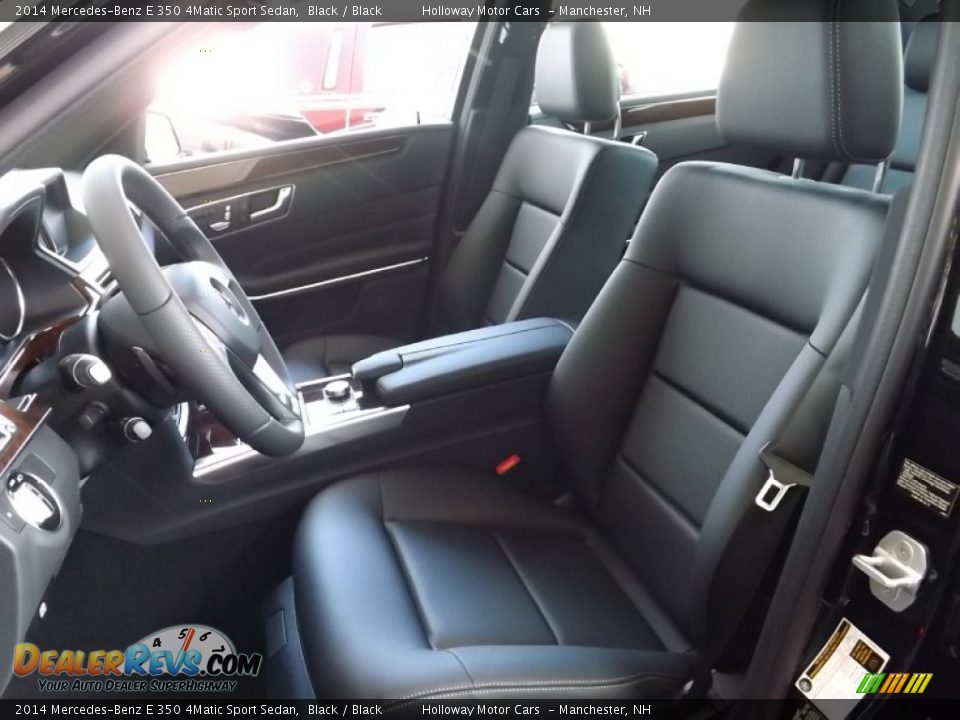 2014 Mercedes-Benz E 350 4Matic Sport Sedan Black / Black Photo #11