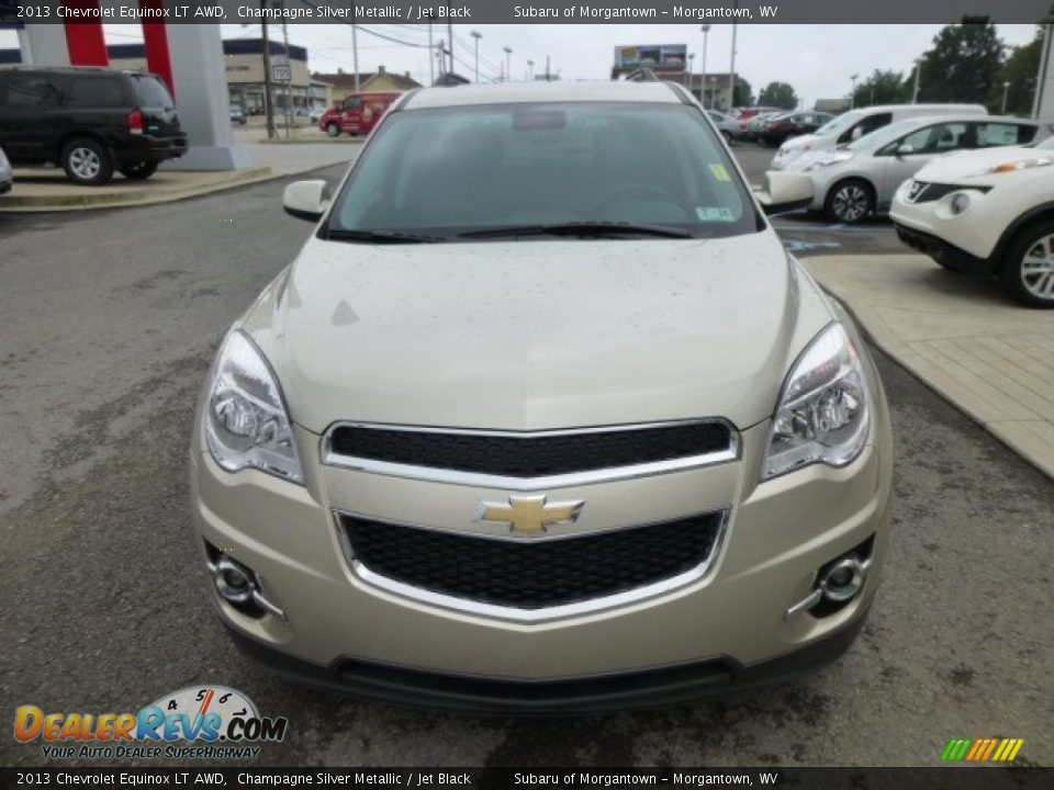 2013 Chevrolet Equinox LT AWD Champagne Silver Metallic / Jet Black Photo #2