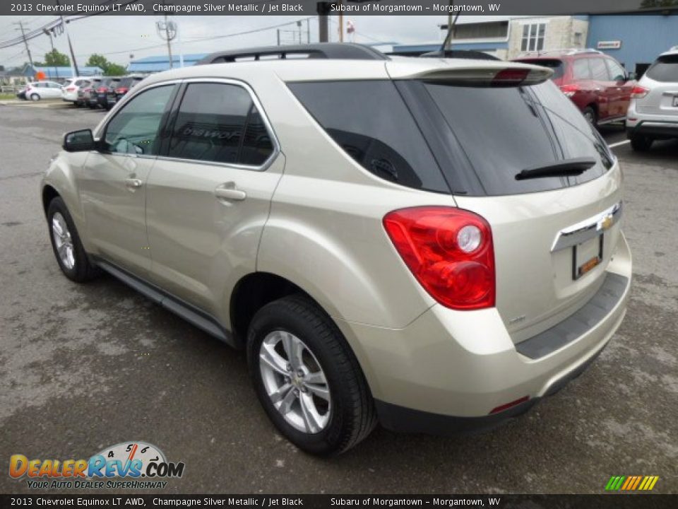 2013 Chevrolet Equinox LT AWD Champagne Silver Metallic / Jet Black Photo #9