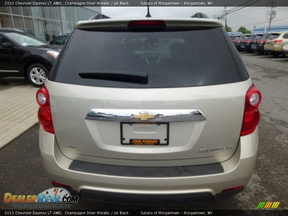 2013 Chevrolet Equinox LT AWD Champagne Silver Metallic / Jet Black Photo #10