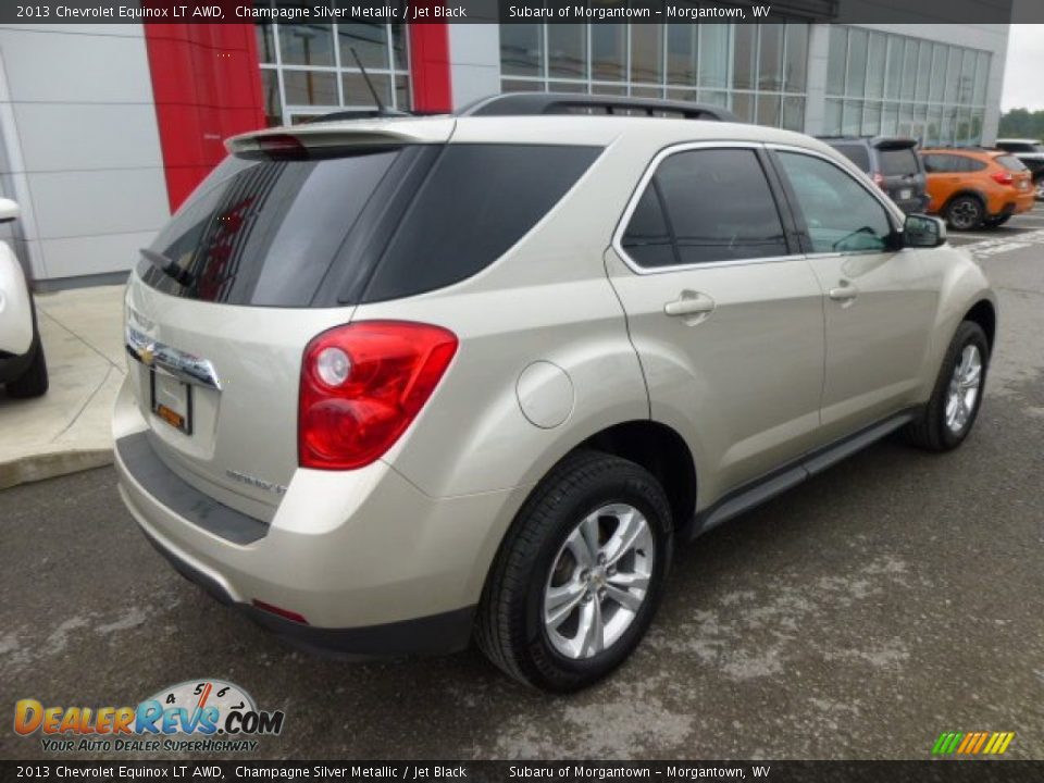 2013 Chevrolet Equinox LT AWD Champagne Silver Metallic / Jet Black Photo #11