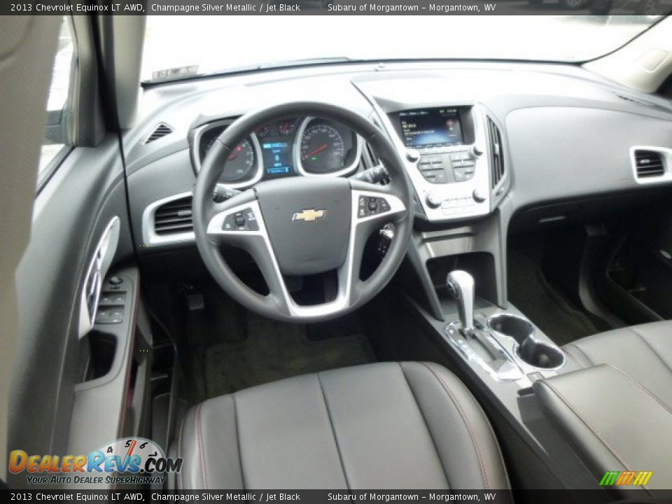 2013 Chevrolet Equinox LT AWD Champagne Silver Metallic / Jet Black Photo #14