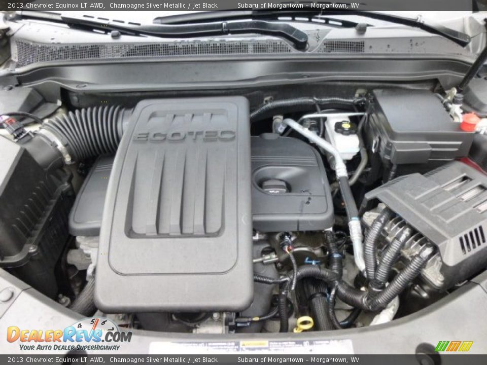 2013 Chevrolet Equinox LT AWD Champagne Silver Metallic / Jet Black Photo #17