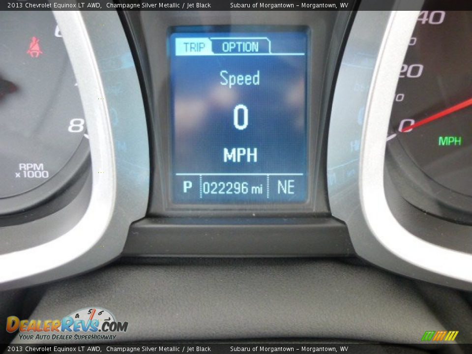 2013 Chevrolet Equinox LT AWD Champagne Silver Metallic / Jet Black Photo #20