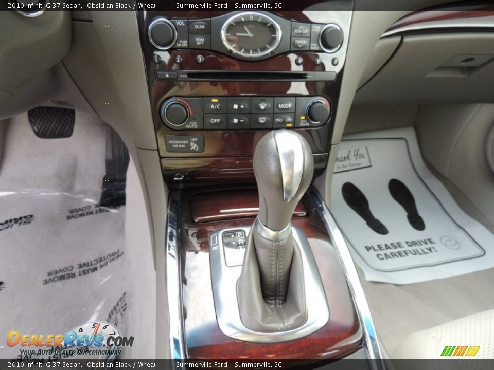 2010 Infiniti G 37 Sedan Obsidian Black / Wheat Photo #18