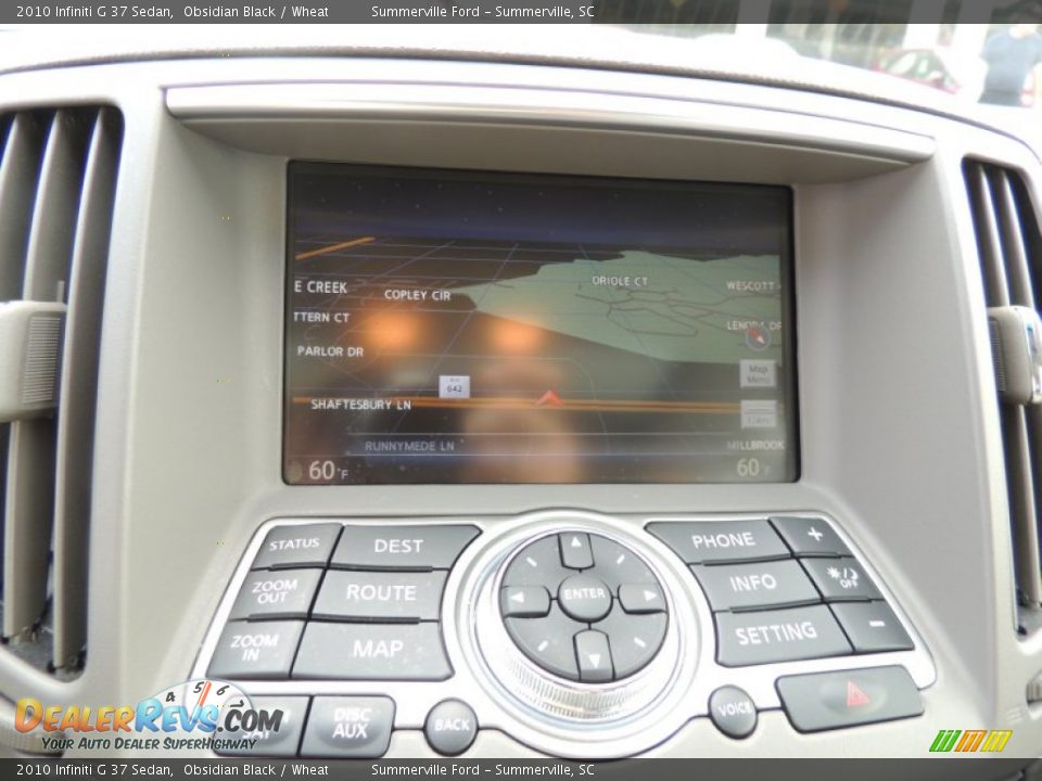 2010 Infiniti G 37 Sedan Obsidian Black / Wheat Photo #19