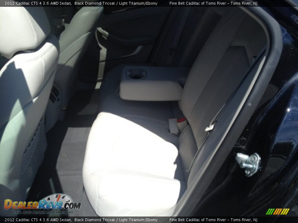 2012 Cadillac CTS 4 3.6 AWD Sedan Black Diamond Tricoat / Light Titanium/Ebony Photo #7