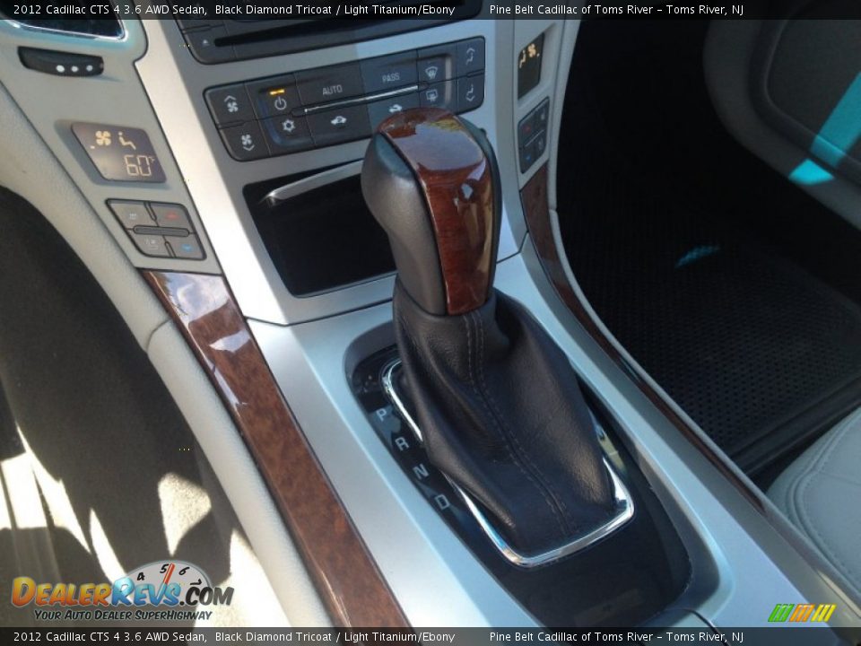 2012 Cadillac CTS 4 3.6 AWD Sedan Black Diamond Tricoat / Light Titanium/Ebony Photo #12
