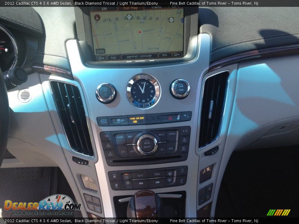 2012 Cadillac CTS 4 3.6 AWD Sedan Black Diamond Tricoat / Light Titanium/Ebony Photo #13