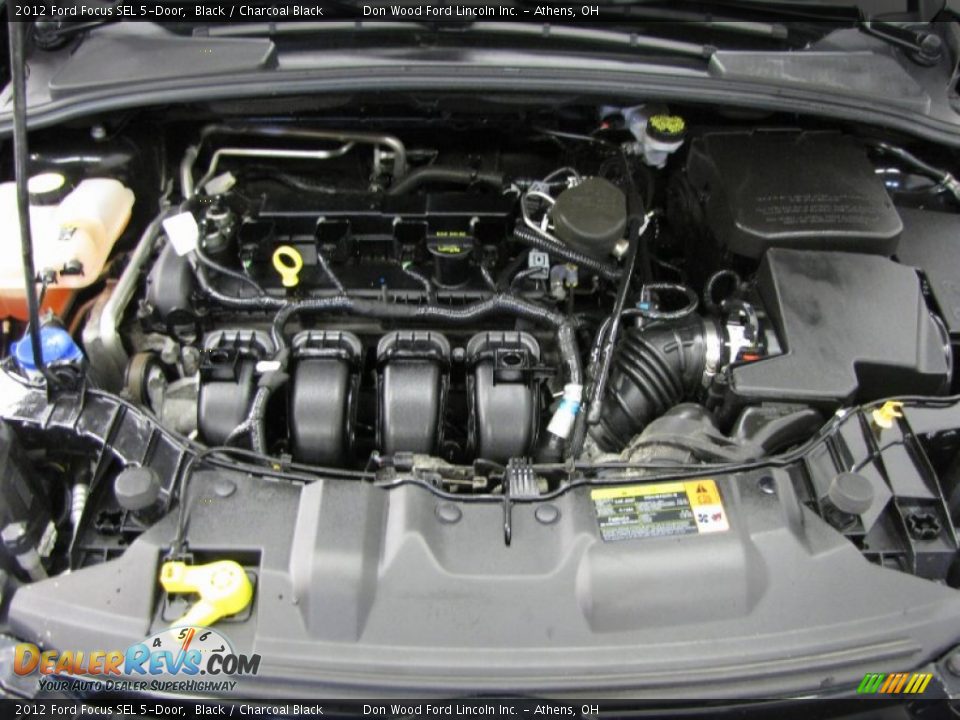 2012 Ford Focus SEL 5-Door Black / Charcoal Black Photo #5