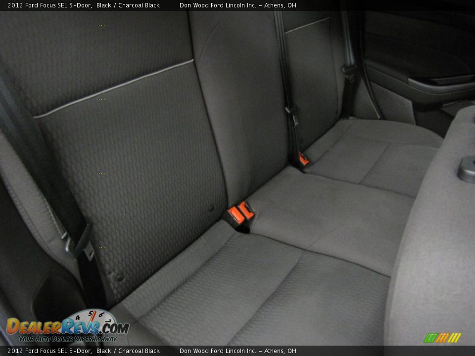 2012 Ford Focus SEL 5-Door Black / Charcoal Black Photo #8