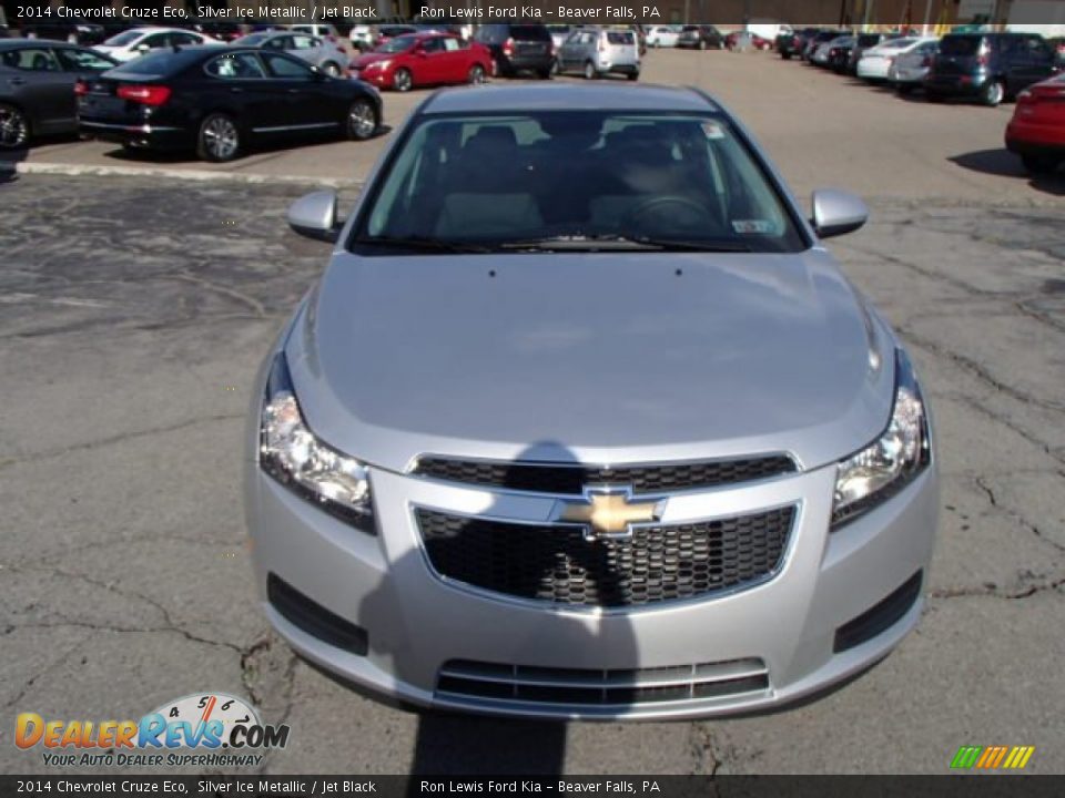 2014 Chevrolet Cruze Eco Silver Ice Metallic / Jet Black Photo #3