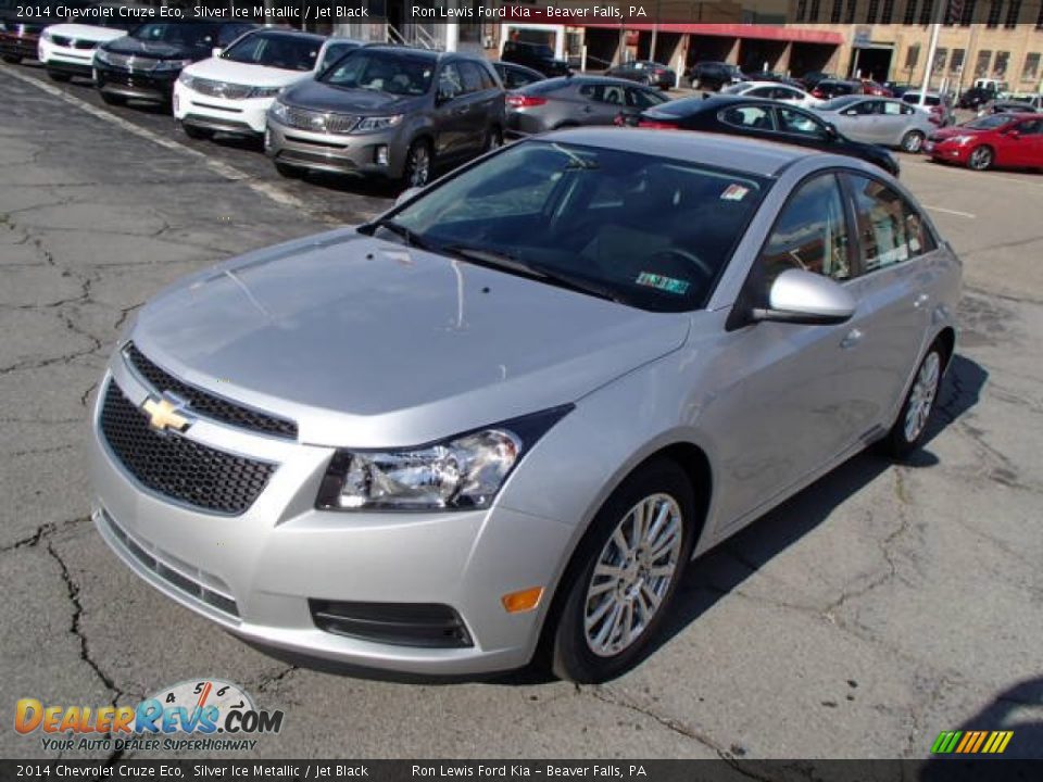 2014 Chevrolet Cruze Eco Silver Ice Metallic / Jet Black Photo #4
