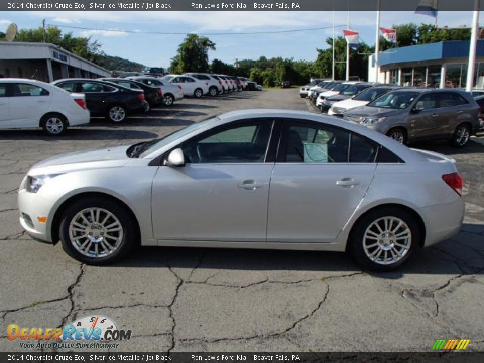 2014 Chevrolet Cruze Eco Silver Ice Metallic / Jet Black Photo #5