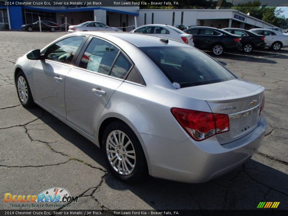 2014 Chevrolet Cruze Eco Silver Ice Metallic / Jet Black Photo #6