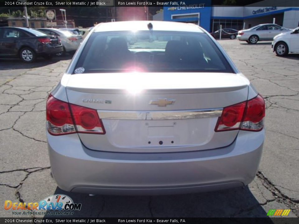 2014 Chevrolet Cruze Eco Silver Ice Metallic / Jet Black Photo #7