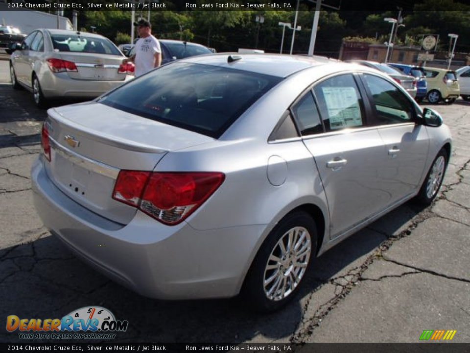 2014 Chevrolet Cruze Eco Silver Ice Metallic / Jet Black Photo #8