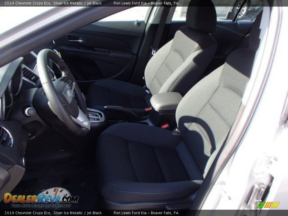 2014 Chevrolet Cruze Eco Silver Ice Metallic / Jet Black Photo #10