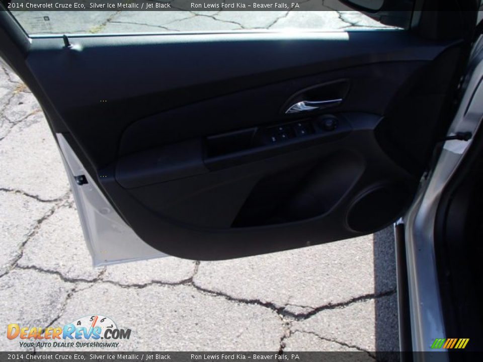 2014 Chevrolet Cruze Eco Silver Ice Metallic / Jet Black Photo #11