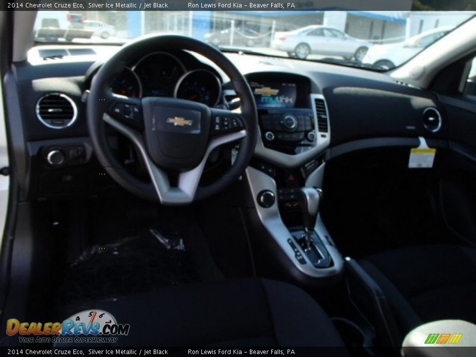 2014 Chevrolet Cruze Eco Silver Ice Metallic / Jet Black Photo #14
