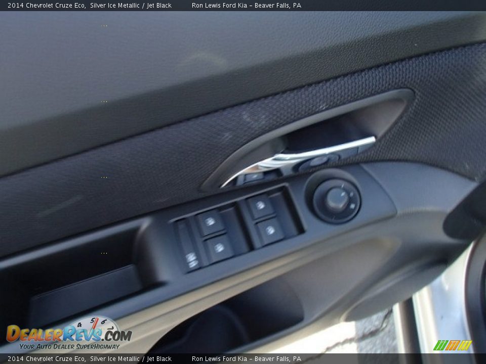 2014 Chevrolet Cruze Eco Silver Ice Metallic / Jet Black Photo #15