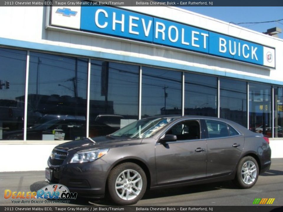 2013 Chevrolet Malibu ECO Taupe Gray Metallic / Jet Black/Titanium Photo #1