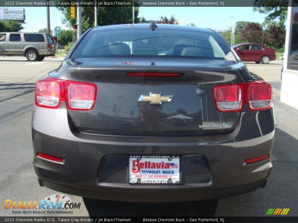 2013 Chevrolet Malibu ECO Taupe Gray Metallic / Jet Black/Titanium Photo #5