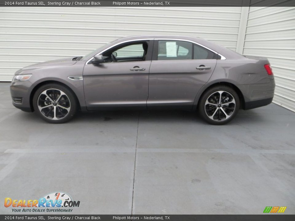 2014 Ford Taurus SEL Sterling Gray / Charcoal Black Photo #10