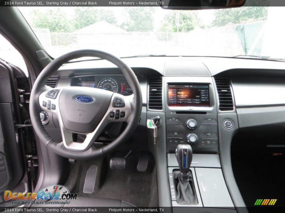 2014 Ford Taurus SEL Sterling Gray / Charcoal Black Photo #28