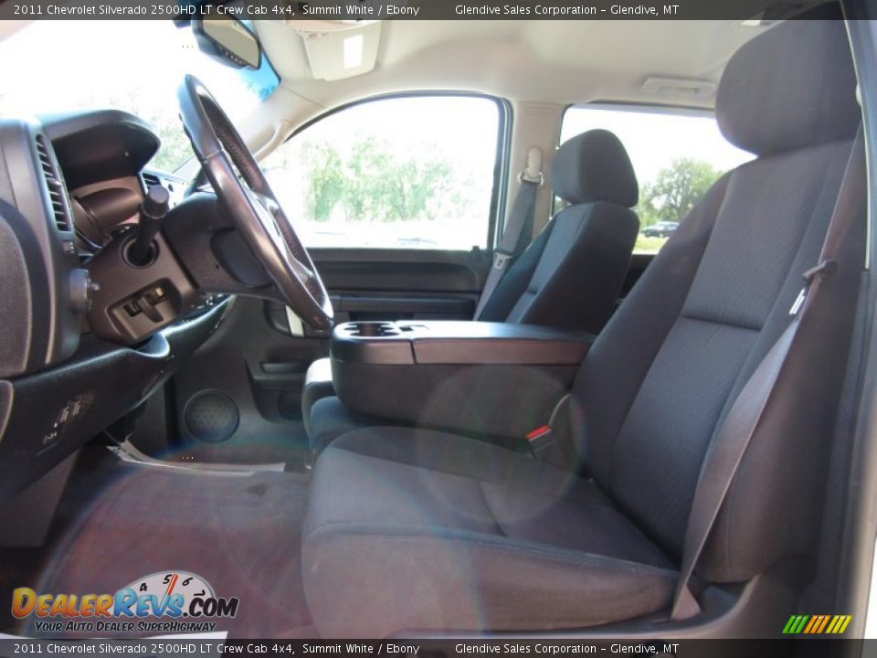 2011 Chevrolet Silverado 2500HD LT Crew Cab 4x4 Summit White / Ebony Photo #7
