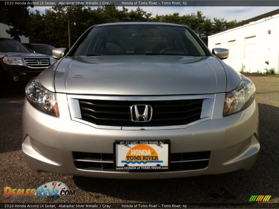 2010 Honda Accord LX Sedan Alabaster Silver Metallic / Gray Photo #2