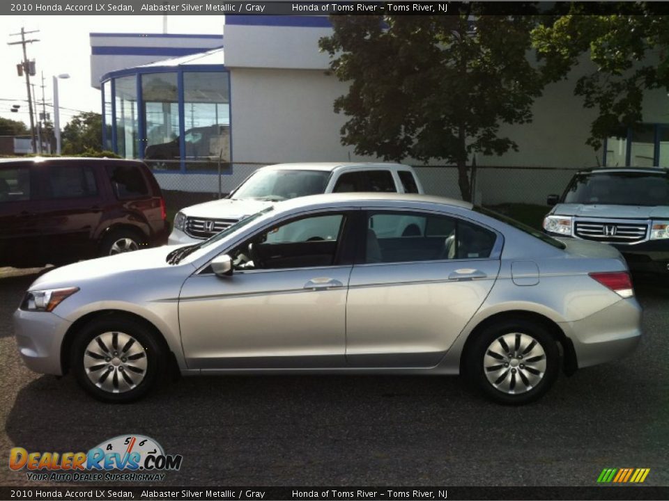 2010 Honda Accord LX Sedan Alabaster Silver Metallic / Gray Photo #4