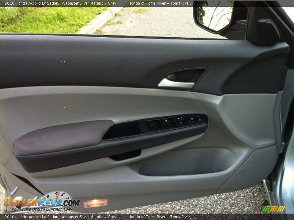 2010 Honda Accord LX Sedan Alabaster Silver Metallic / Gray Photo #8