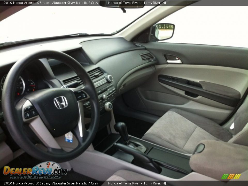 2010 Honda Accord LX Sedan Alabaster Silver Metallic / Gray Photo #9