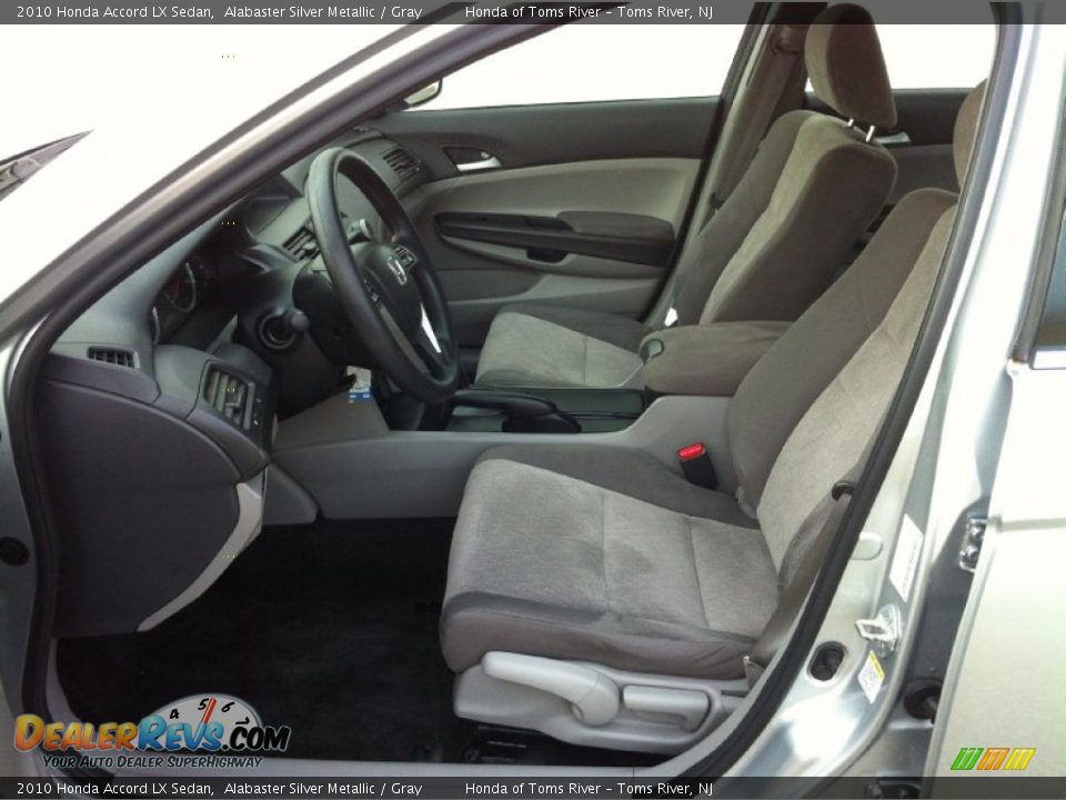 2010 Honda Accord LX Sedan Alabaster Silver Metallic / Gray Photo #10