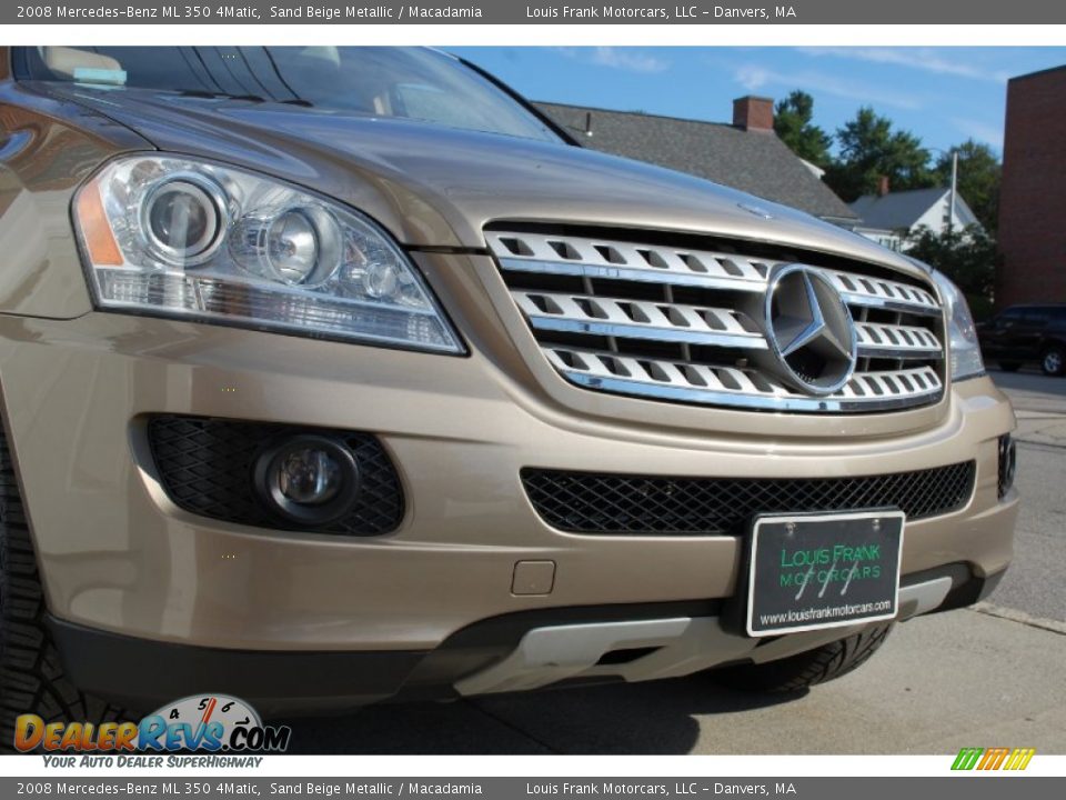 2008 Mercedes-Benz ML 350 4Matic Sand Beige Metallic / Macadamia Photo #19
