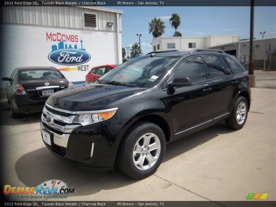 2013 Ford Edge SEL Tuxedo Black Metallic / Charcoal Black Photo #1