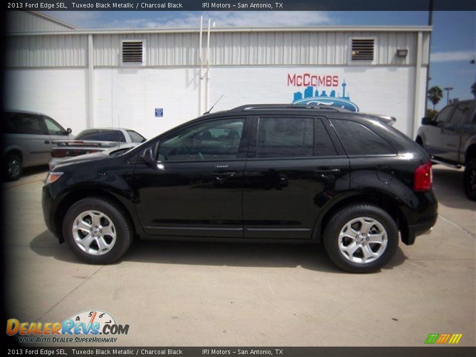 2013 Ford Edge SEL Tuxedo Black Metallic / Charcoal Black Photo #2