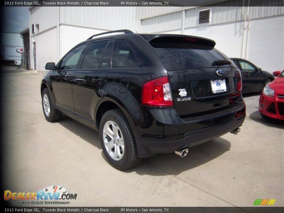 2013 Ford Edge SEL Tuxedo Black Metallic / Charcoal Black Photo #3