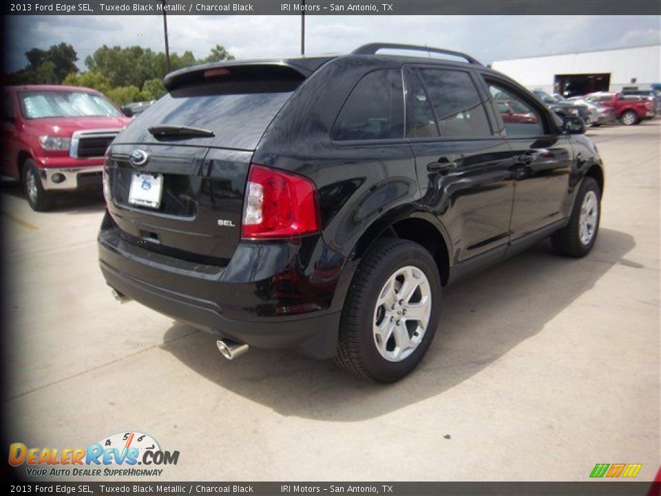 2013 Ford Edge SEL Tuxedo Black Metallic / Charcoal Black Photo #5
