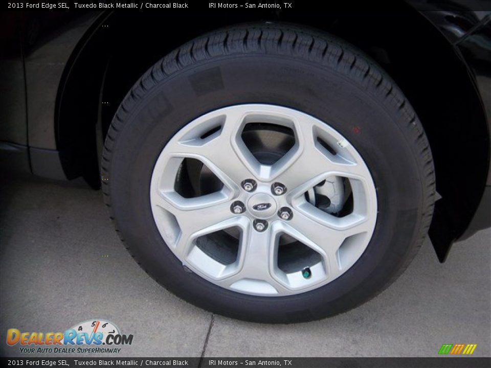 2013 Ford Edge SEL Tuxedo Black Metallic / Charcoal Black Photo #7