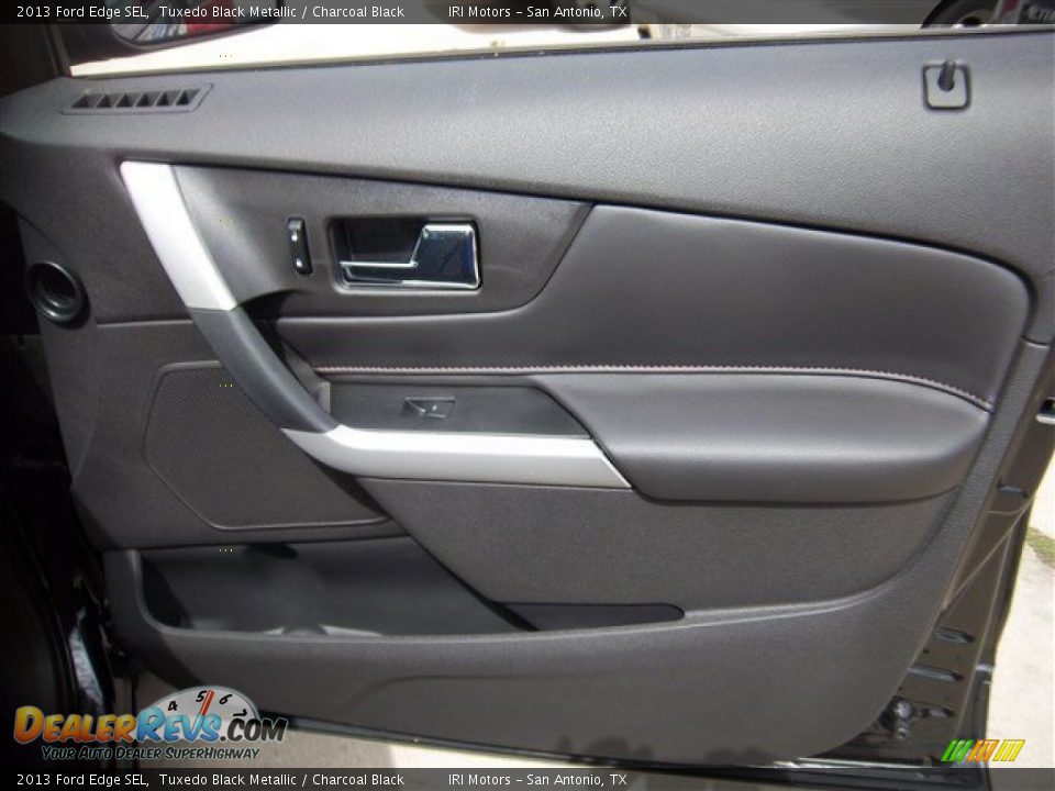 2013 Ford Edge SEL Tuxedo Black Metallic / Charcoal Black Photo #8