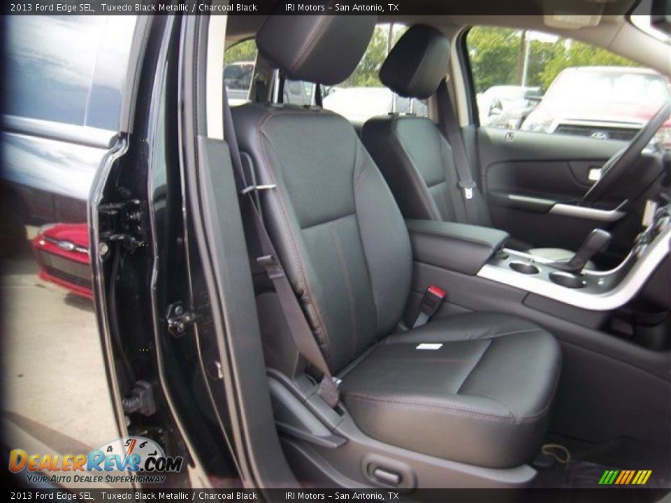 2013 Ford Edge SEL Tuxedo Black Metallic / Charcoal Black Photo #9