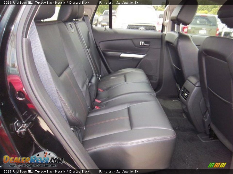 2013 Ford Edge SEL Tuxedo Black Metallic / Charcoal Black Photo #10