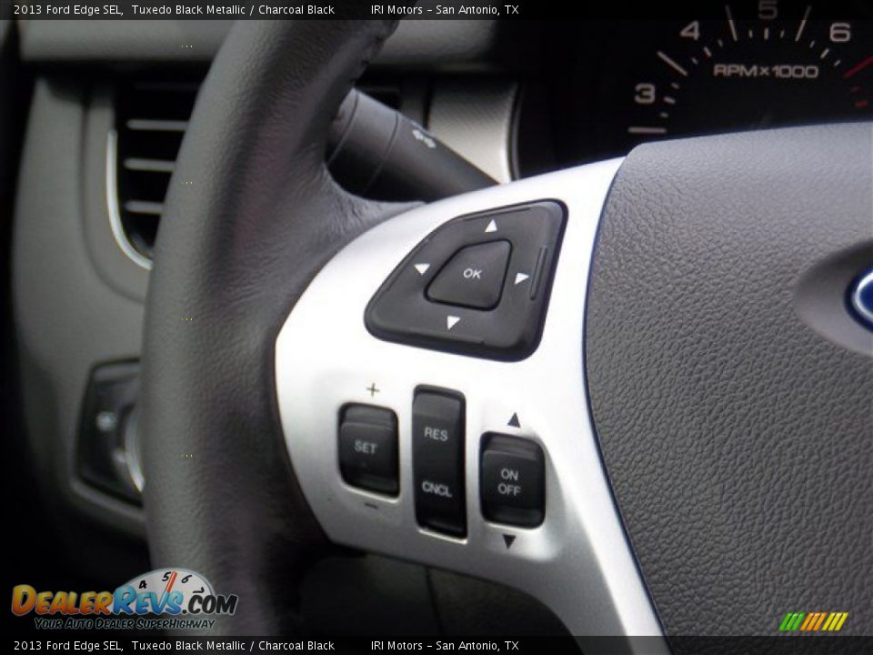 2013 Ford Edge SEL Tuxedo Black Metallic / Charcoal Black Photo #14