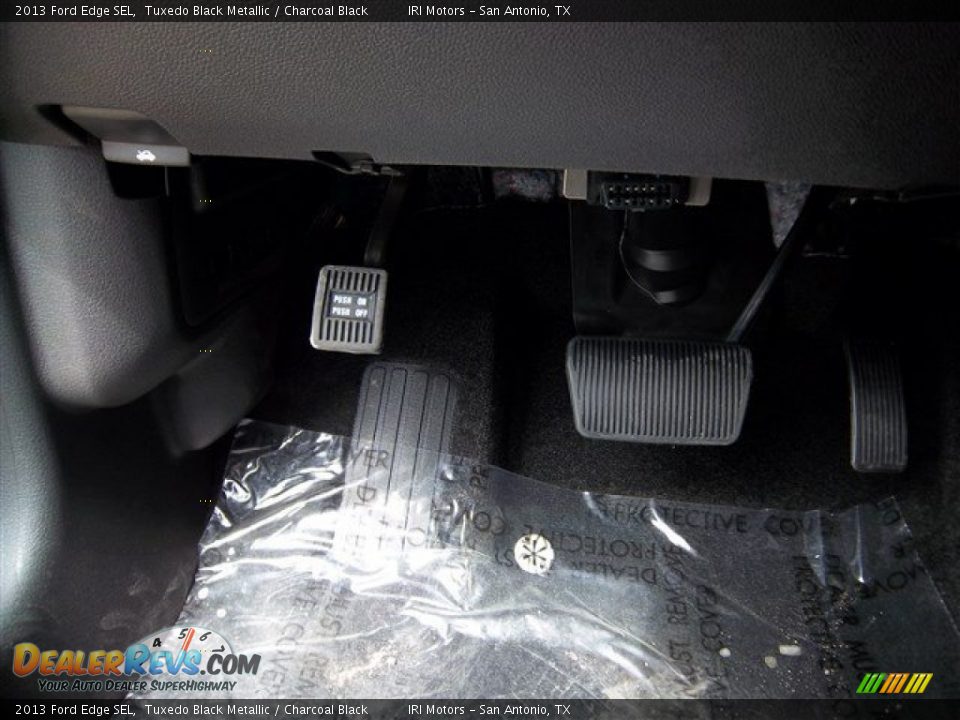 2013 Ford Edge SEL Tuxedo Black Metallic / Charcoal Black Photo #19